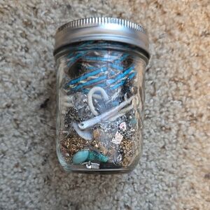 Mixed Jewelry Collection In Jar